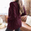 Cardigan da donna in maglia, verde, oversize con tasche 5