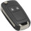 Opel Astra Insignia Zafira blank 2-button remote key 4