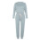 Damen-Loungewear-Set, Langarmpullover und hochgeschnittene Hose 4