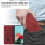Magnetic Leather Case for Sony Xperia 1 IV Red 4