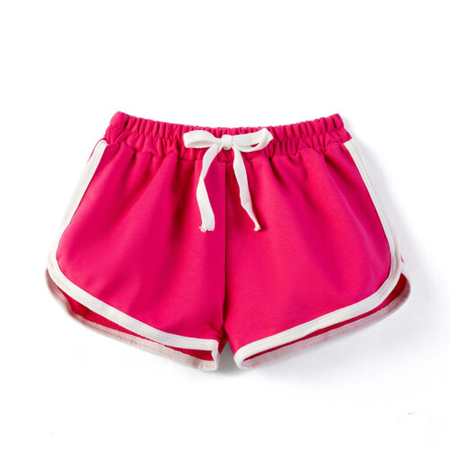 Shorts unis pour filles, style sport décontracté 1