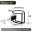 Boat Cup Holders Stainless Steel 4pcs Black 2