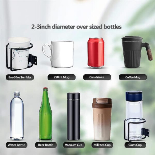 Boat Cup Holders Stainless Steel 4pcs Black 2