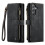 Samsung Galaxy S24 Plus luxury zipper wallet case red 3
