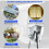 Stainless Steel Lifting Blocks with Single V-Discs (4 pcs) 4
