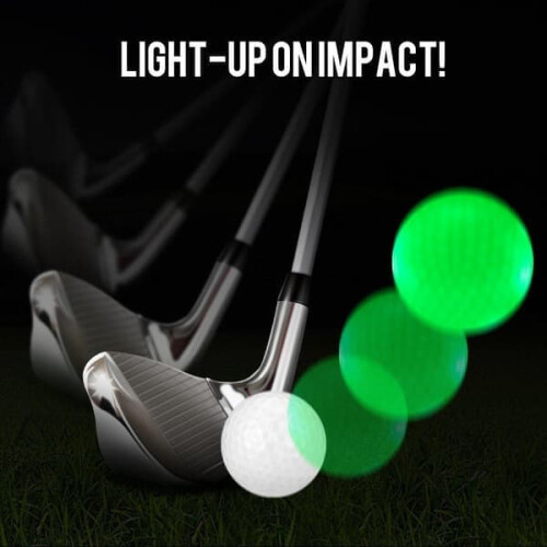 Luminous golf balls glow-in-dark 3-pack 1