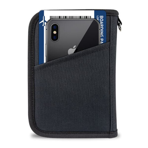 RFID-protected passport holder black 2
