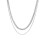 Men's double-layer necklace 60 cm 3