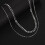 Men's double-layer necklace 60 cm 8