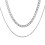 Men's double-layer necklace 60 cm 7