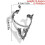 Gothic Elven Ear Cuff Earrings Silver 1 Pair 2