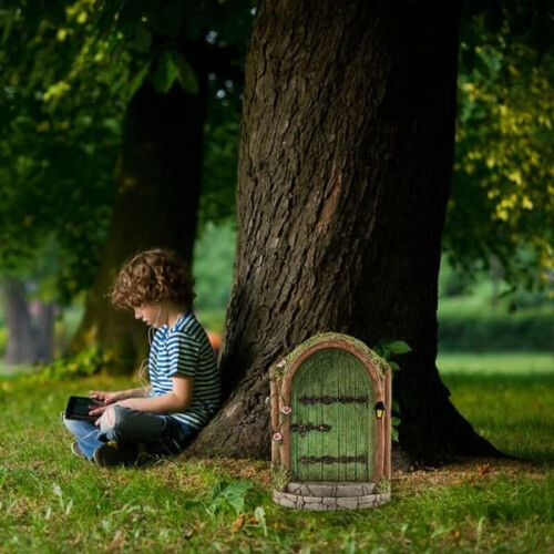 Fairy Door and Window for Tree Miniature Garden Decor 1