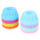 Silicone Baking Mold Set for Pudding Cupcake Muffin 12pcs 6