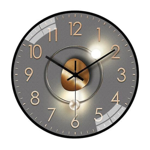 8 Inch Modern Silent Wall Clock Battery Operated 2
