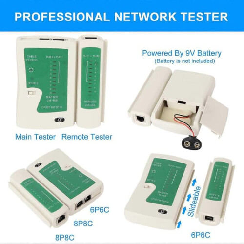 RJ45 crimping tool kit with pass-through design 1