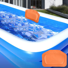 Almofada de Banheira para Pescoço com Ventosa – Impermeável, PVC,