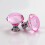 Crystal Door Knobs Pink 30mm 6 pcs 3