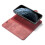 DG.MING magnetic wallet for iPhone 13 Mini red 2-in-1 2