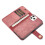 DG.MING magnetic wallet for iPhone 13 Mini red 2-in-1 3