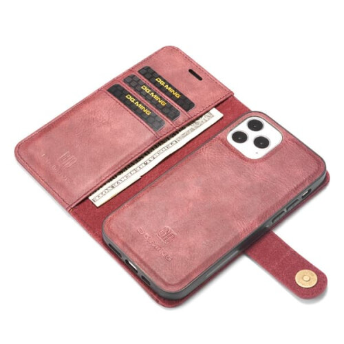 DG.MING magnetic wallet for iPhone 13 Mini red 2-in-1 2