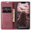 CASEME Wallet Case for iPhone 15 Plus Red 4