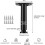 Adjustable Bed Legs Black 22-42 cm 2-Pack 2