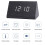 LED triangular wooden smart clock with bedside lighting 4
