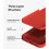 Red rubberized shockproof case for iPhone 13 Mini 3