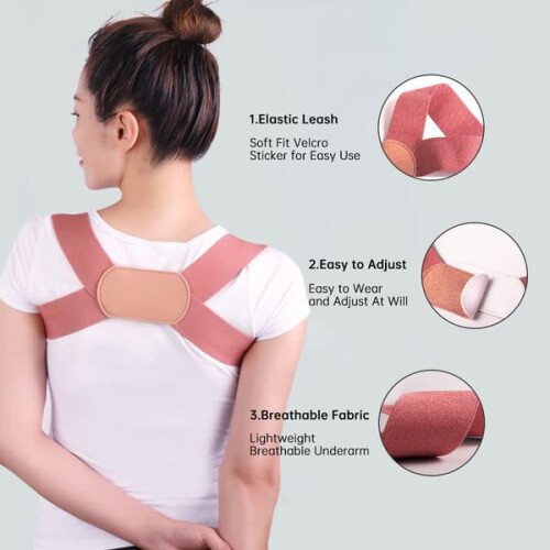 Posture Corrector Adjustable Back Brace 2 pcs 2
