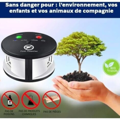 Ultrasonic Pest Repeller 360 Coverage 550 m² 2