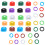 Siliconen sleutelkapjes met identificatiecode, diverse kleuren, 24 stuks 1