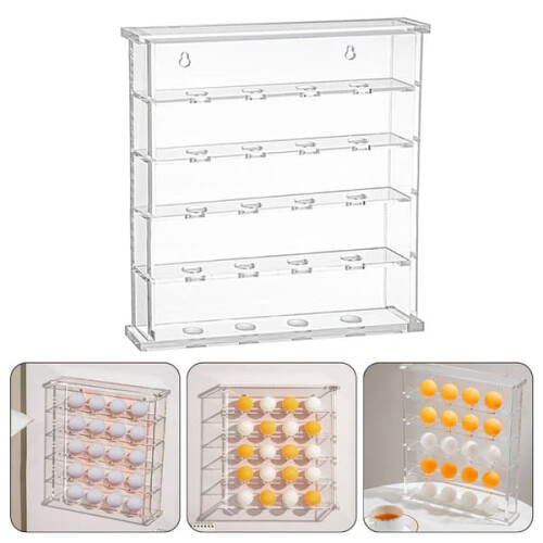 Golf Ball Display Rack Clear Acrylic Stand 12-Ball 1