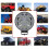 1 Barra de Luz de Trabalho de 7 Polegadas com 10 LEDs, Combinação de Luz de Inundação e Foco/DRL, 12V/24V, para , Caminhão, SUV, ATV, 4x4 e 2