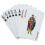 Frosted Plastic Playing Cards Blue Standard Size 4