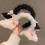 Sheep Ears Headband Pink Bowknot Hoop 6