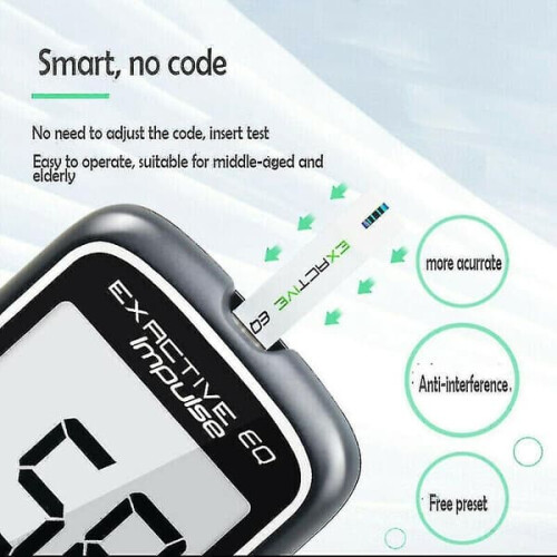 Blood Glucose Meter with Test Strips 1 Kit 2