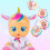 Deamy interactive crying doll with pacifier and pajamas for 2
