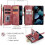 Coin Purse Mobile Case for iPhone 13 Red 2