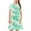 Mädchenkleid mit Farbverlauf und Batikmuster, Größe 2T 2