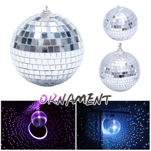 Silver Mirror Disco Ball 3cm 1