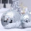 Silver Mirror Disco Ball 3cm 4