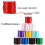 Bracelet cord multi-colored cotton braided nylon 5