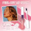 Lip Gloss and Peel-Off Lip Liner Set 3pcs 3
