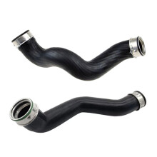 1Pair Engine Turbocharger Intercooler Hose Cooling Hose for - E Glass CLS E320 W211 2115282682 2115282482