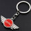 Mini Cooper car logo keychain metal long chain 4-pack 3