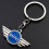 Mini Cooper car logo keychain metal long chain 4-pack 4