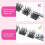 Individual cluster lashes 10mm 6