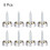 Mirror Screws Decorative Cap 25mm 8 Pieces 3