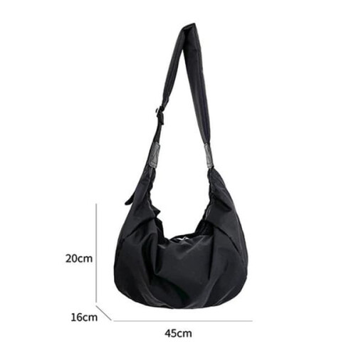 Black Shoulder Crossbody Bag 1