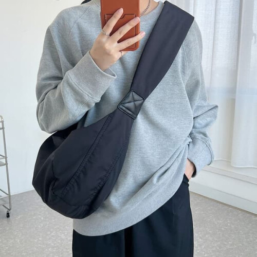 Black Shoulder Crossbody Bag 2